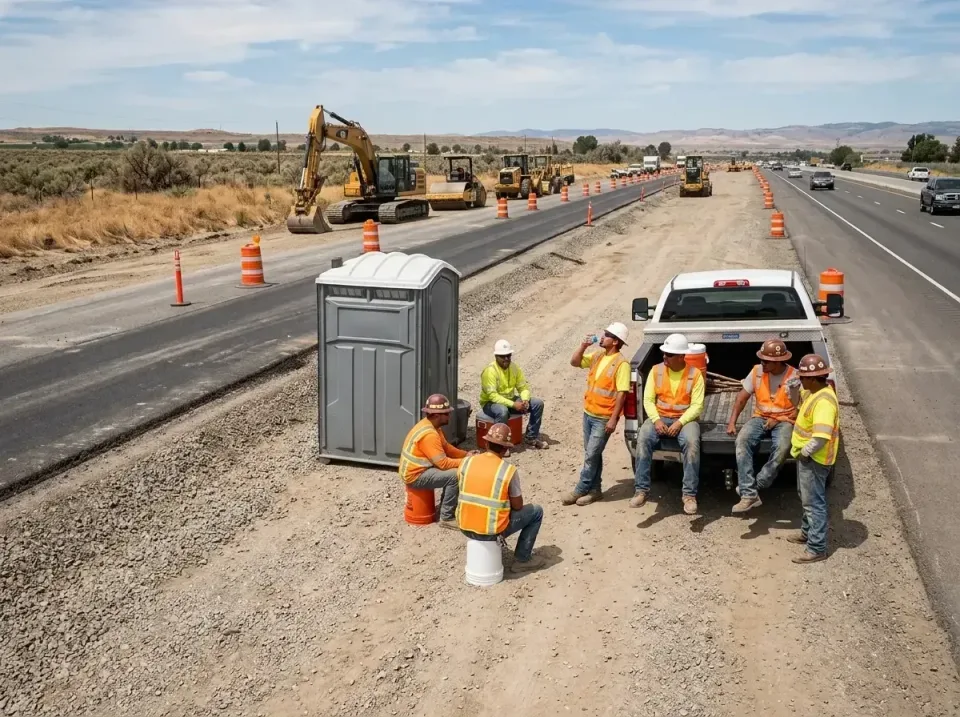 highway-road-construction-crew-007 — frequently asked questions, Porta Potty and Restroom Rentals in Gray Summit, MO
